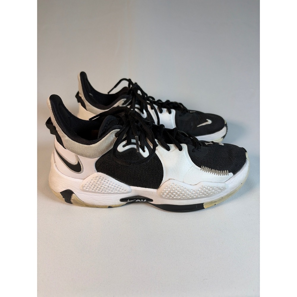 Nike PG 5 Paul George Mens Basketball Shoes Black White DA7758-001 Size 8